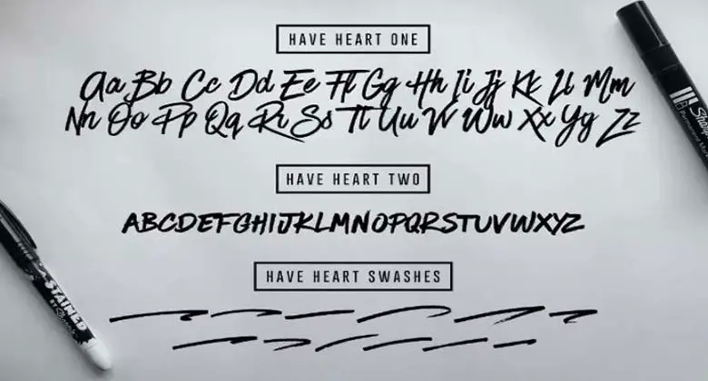 Have Heart Font View