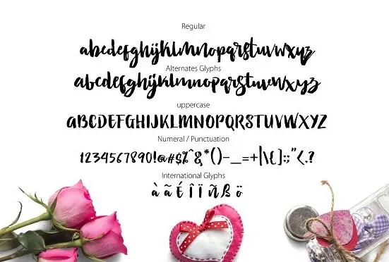 Lovetime Font View