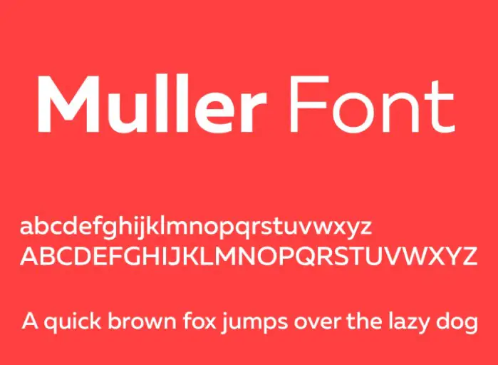 Muller Font View