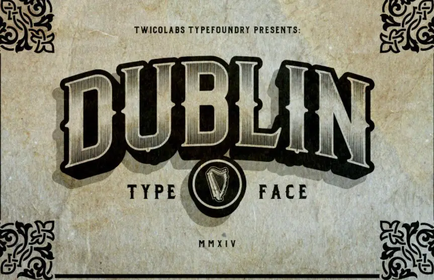 Dublin Font View