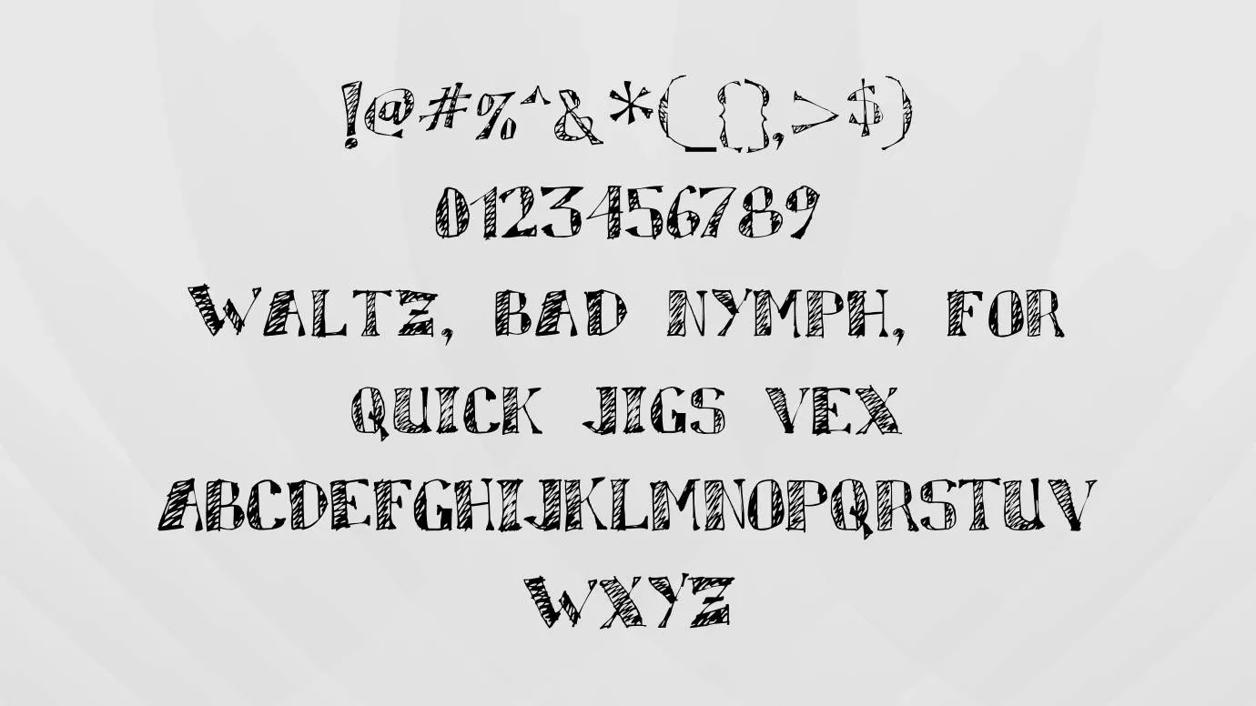 Sketchy Font