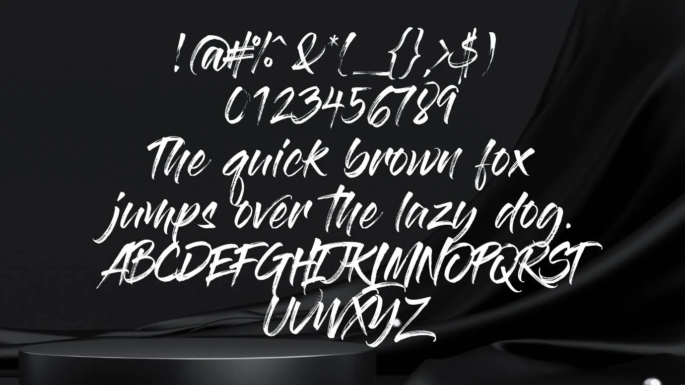View of Gloss And Bloom Font