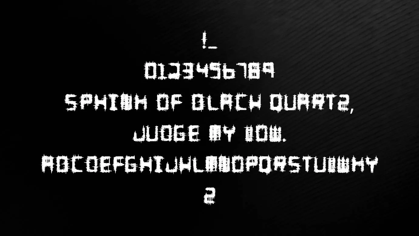 View of Melee Font
