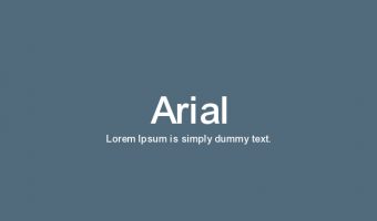 Arial Font