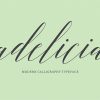 Adelicia font