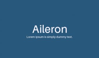 Aileron Font