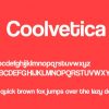 Coolvetica Font view