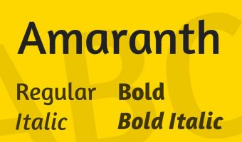 Amaranth Handwritten Font