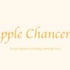 Apple Chancery Font