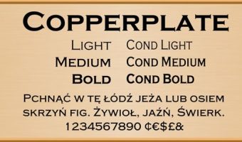 Copperplate Font