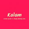 Kalam Font