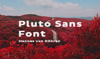 Pluto Sans Font