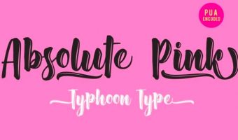 Absolute Pink Font View