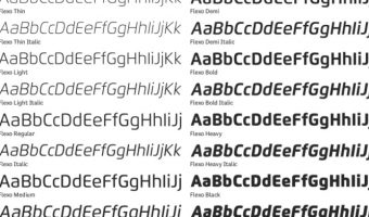 Flexo Font View