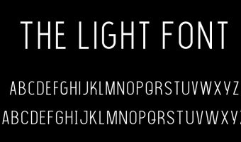 The Light Font View