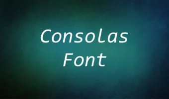 Consolas Font