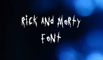 Rick And Morty Font