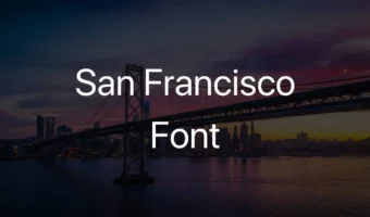 San Francisco Font