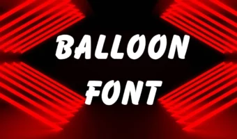 Balloon Font