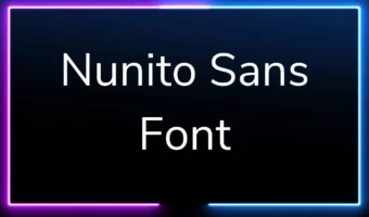 Nunito Sans Font