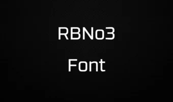 RBNO3 Font