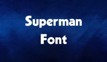 Superman Font