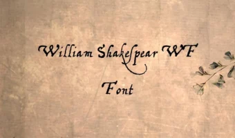 William Shakespear WF Font