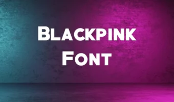 Blackpink Font