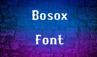 Bosox Font