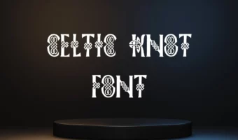 celtic knot font