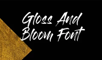 Gloss And Bloom Font