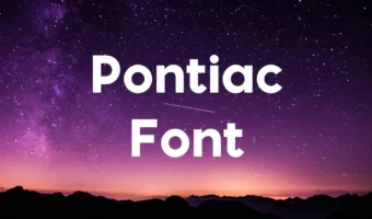 Pontiac Font