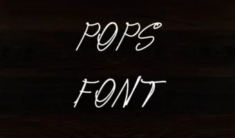 Pops Font