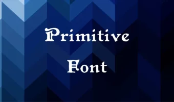 Primitive Font