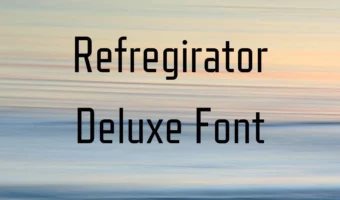 Refrigerator Deluxe Font