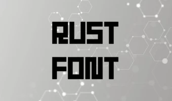 Rust Font
