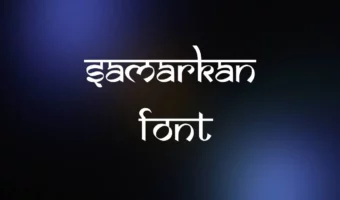 Samarkan Font