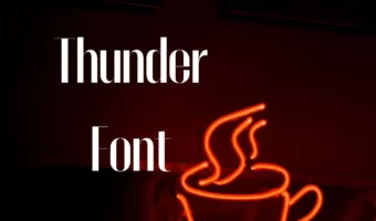 Thunder Font