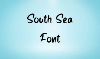 South Sea Font