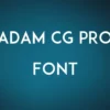 Adam CG Pro Font