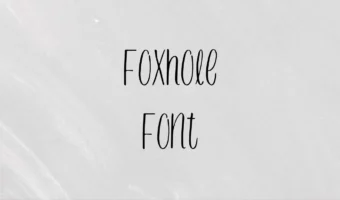 Foxhole Font