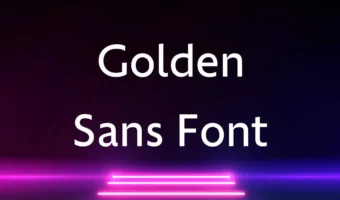 Golden Sans Font