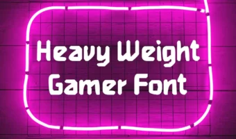 Heavy Weight Gamer Font