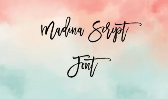 Madina Script Font