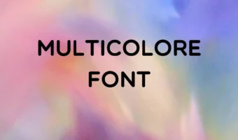 Multicolore Font