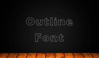 Outline Font