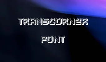 Transcorner Font