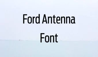 Ford Antenna Font