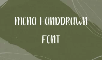 Mona Handdrawn Font