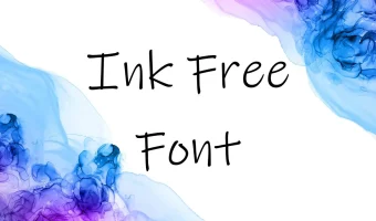 Ink Free Font